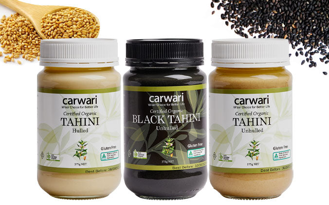 <OFFER EXTENDED> APRIL SPECIAL 20% OFF - ORGANIC TAHINI 375g (Hulled/Unhulled/Black)